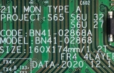 MAIN PARA MONITOR SAMSUNG QHD / HDM / USB / NUMERO DE PARTE BN94-16855J / BN41-02868A / BN97-18212M / BN9416855J / PANEL CY-MA320KGAV1H / MODELOLS32A600 / LS32A600UUNXGO / LS32A600UUNXGO AA01 - Imagen 2